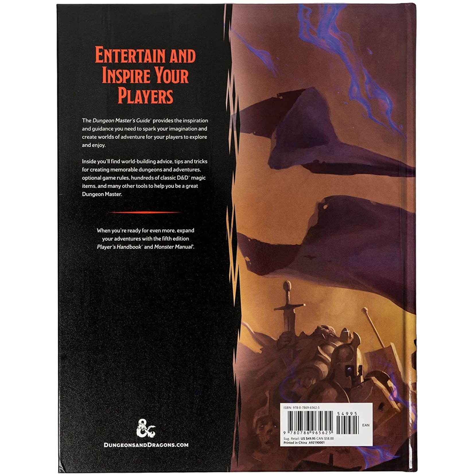 Wizards of the Coast 5E D&D Core Book: Dungeon Master's Guide