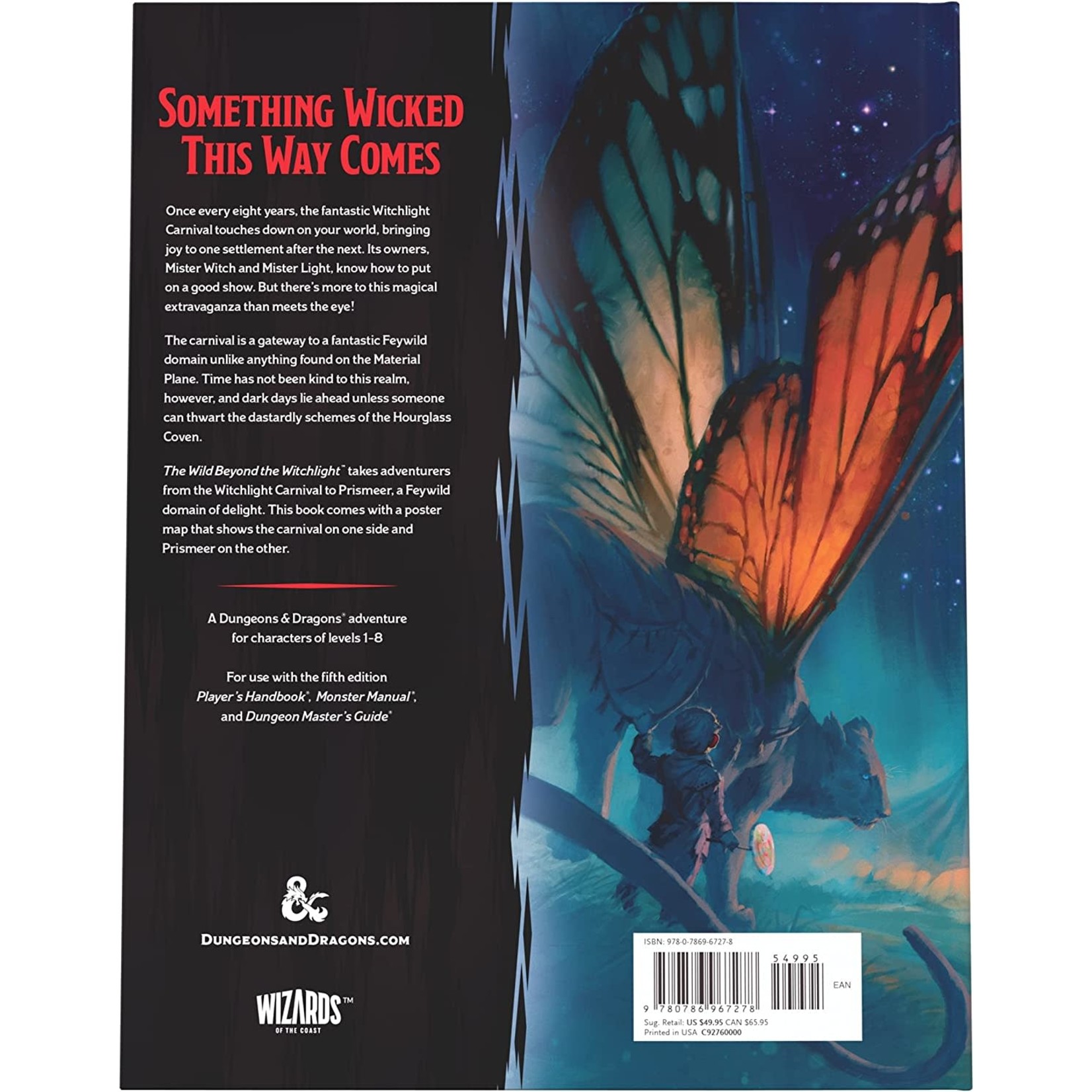 Wizards of the Coast 5E D&D Campaign Book: The Wild Beyond the Witchlight
