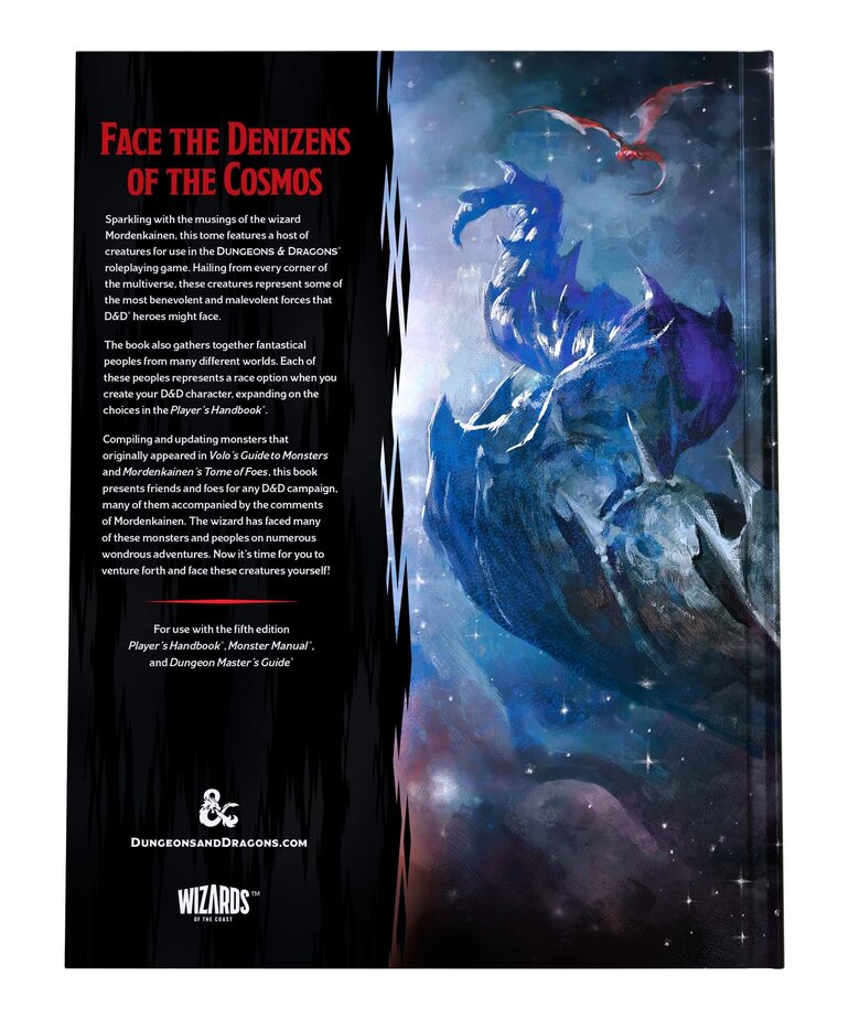 Wizards of the Coast 5E D&D Reference Book: Monsters of the Multiverse