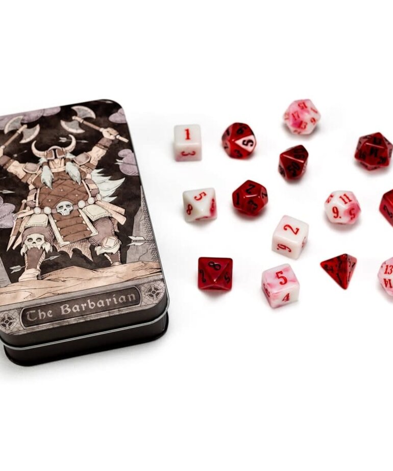 Beadle & Grimm Beadle & Grimm Dice Set Tin: Barbarian