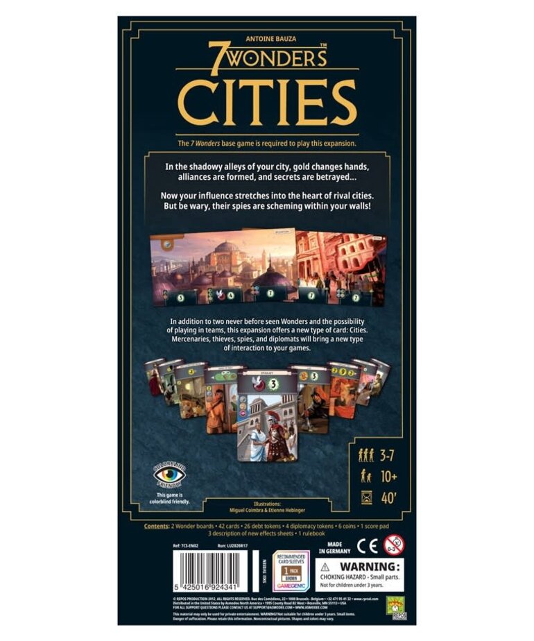 Asmodee 7 Wonders Cities Expansion
