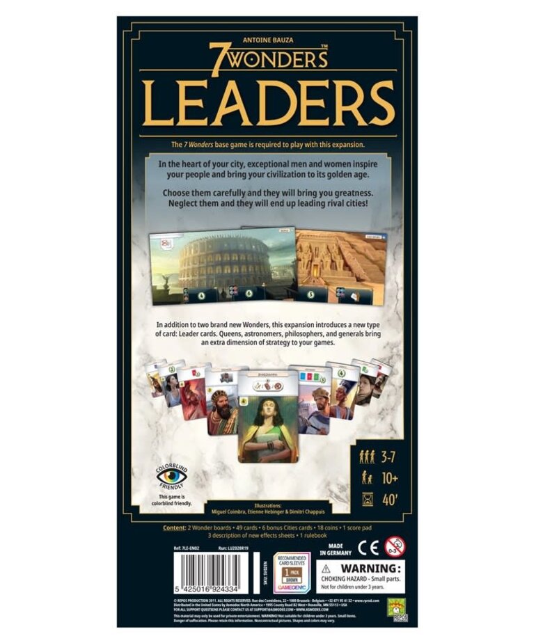 Asmodee 7 Wonders Leaders Expansion