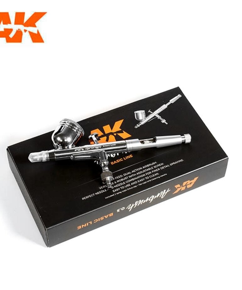 AK Interactive AK9000 Airbrush Basic Line 0.3mm