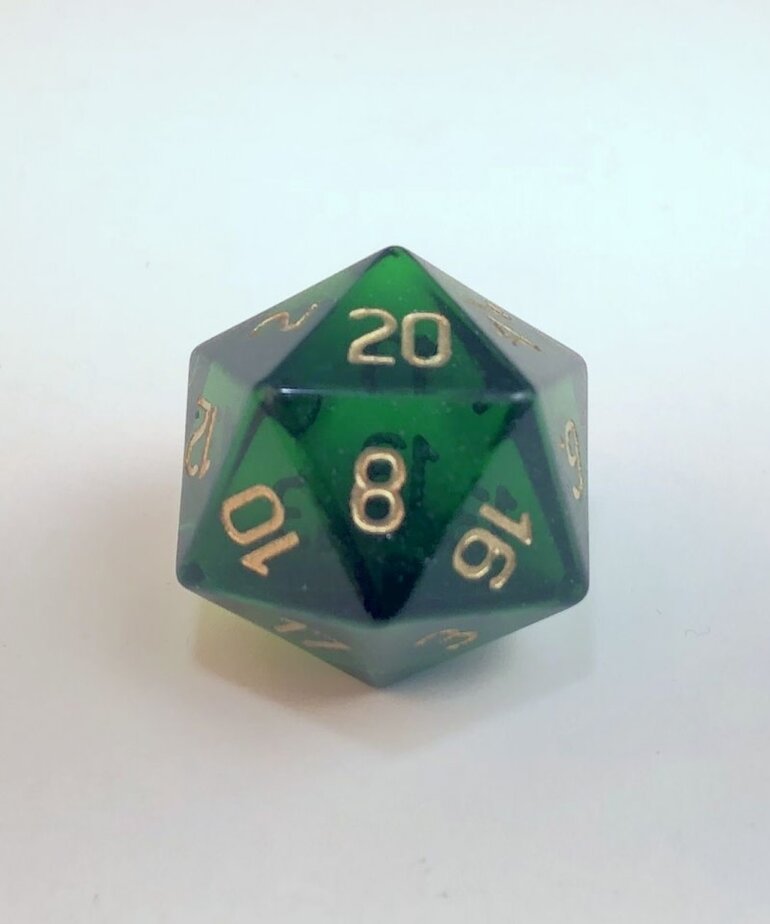 Crystal Caste Crystal Caste 16mm 7 pc set Dwarven Stones Emerald Cubic Zirconia