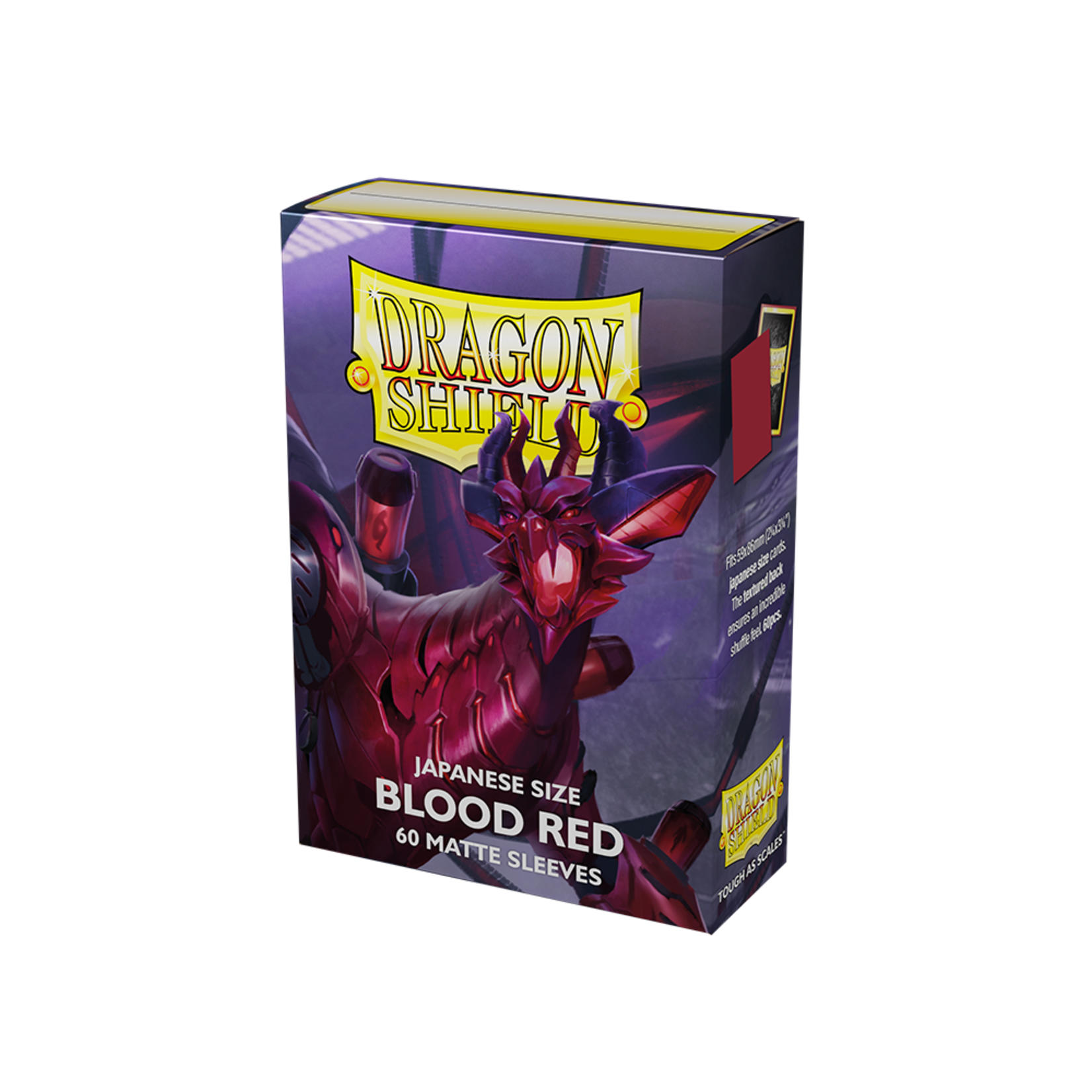 Dragon Shield Deck Protectors: Small Dragonshield Matte: Blood Red (60) box