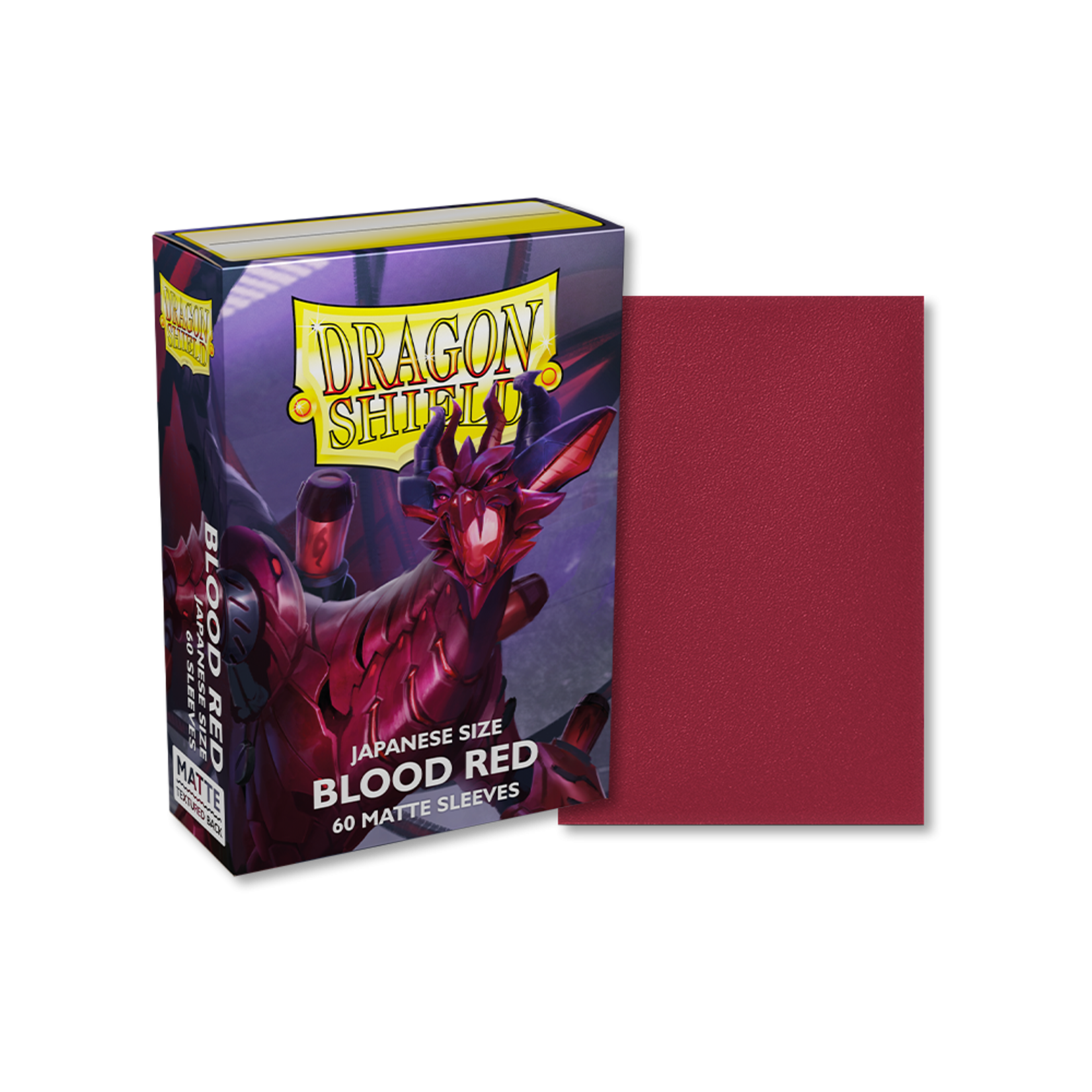 Dragon Shield Deck Protectors: Small Dragonshield Matte: Blood Red (60) box