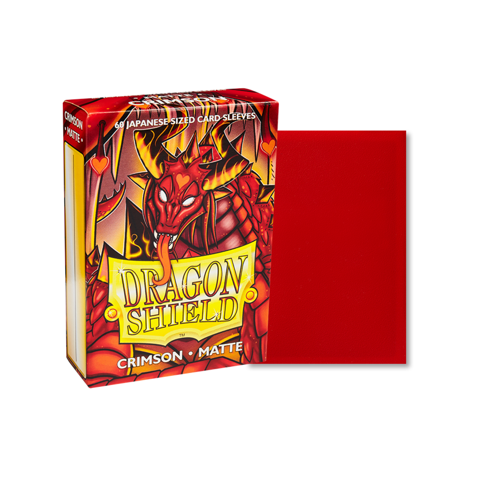 Dragon Shield Deck Protectors: Small Dragon Shield Matte: Crimson (60) box