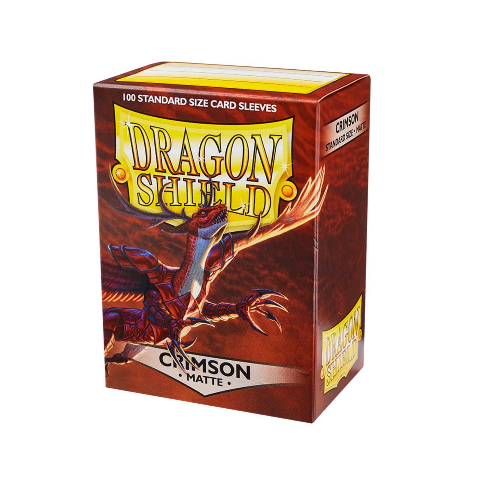 Dragon Shield Deck Protectors: Dragon Shield Matte: Crimson (100) box