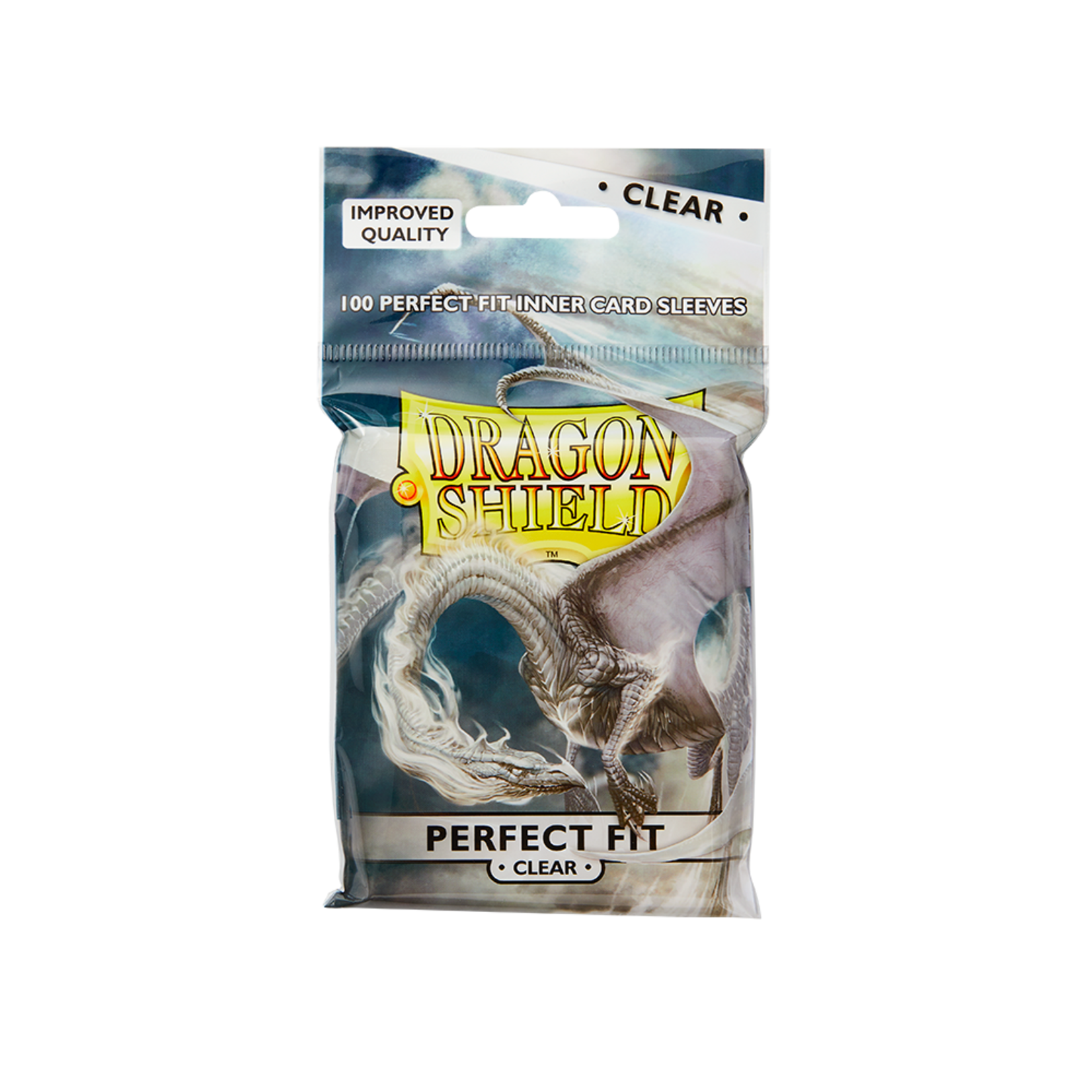 Dragon Shield Deck Protectors: Dragon Shield Perfect Fit: Clear (100) pack