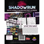 Catalyst Shadowrun: Sixth World Gamemaster's Screen