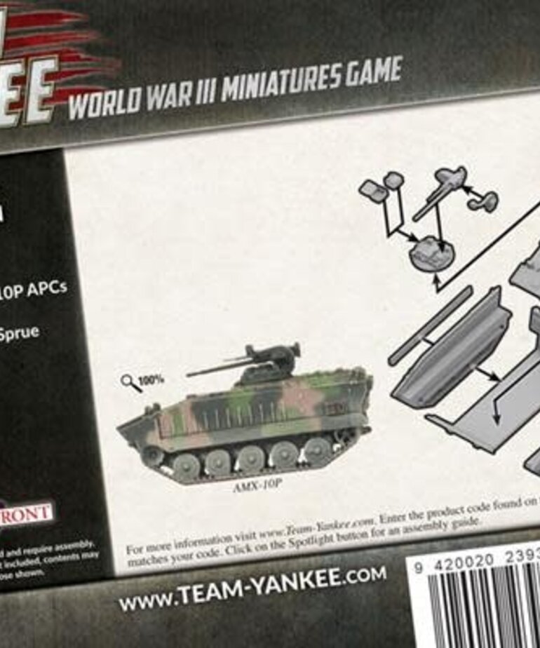 Battlefront Team Yankee: French: AMX-10P Transport Platoon (5)