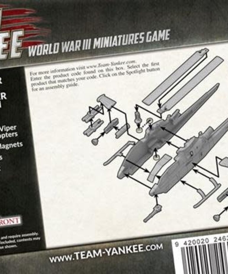 Team Yankee WW3: Team Yankee: Israeli AH-1 Viper Attack Helicopter Platoon (2)