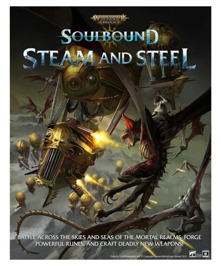 Cubicle 7 Warhammer Roleplay Soulbound: Steam and Steel