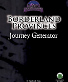 Frog God Games Borderland Provinces: Journey Generator
