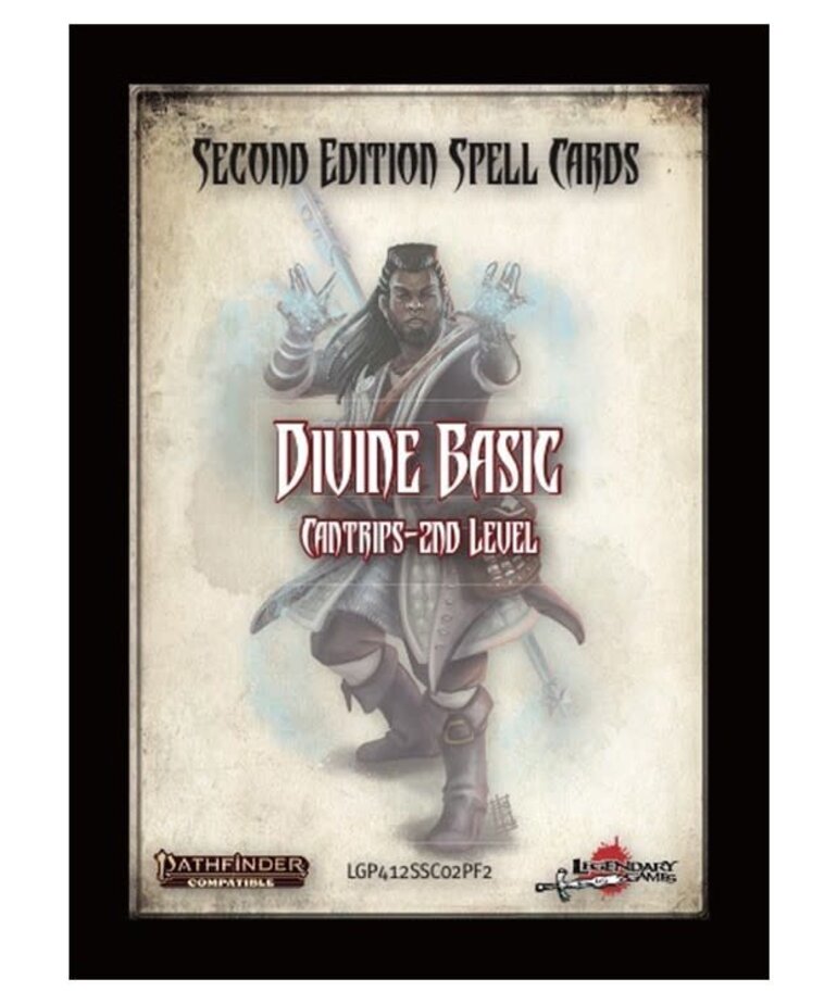 Legendary Games Pathfinder Spell Cards Divine Basic