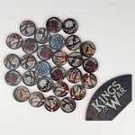 Mantic Kings of War: Arc Template and Game Token Set