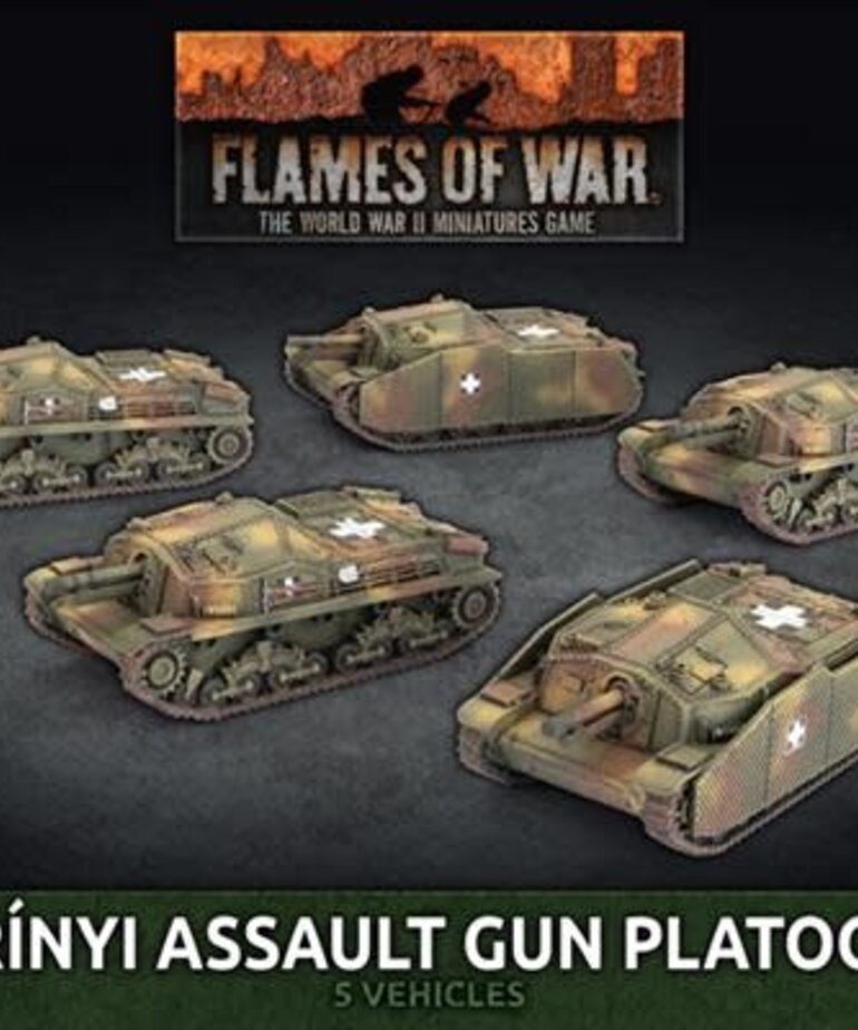 Flames of War Flames of War: Hungarian: Zrinyi Assault Gun Platoon (5)