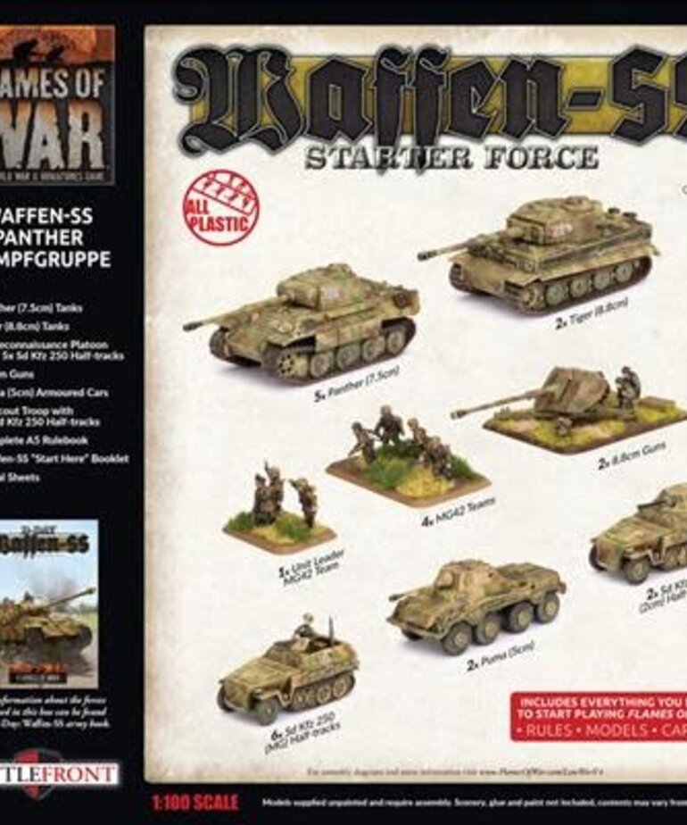 Flames of War Flames of War: German:  Latewar SS Panther Kampfgruppe