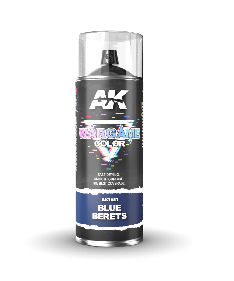 AK Interactive AK1051 Spray Wargame Color Blue Berets 400ml