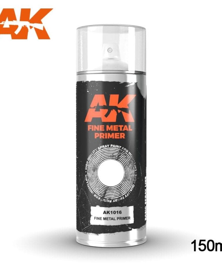 AK Interactive AK1016 Spray Fine Metal Primer 150ml
