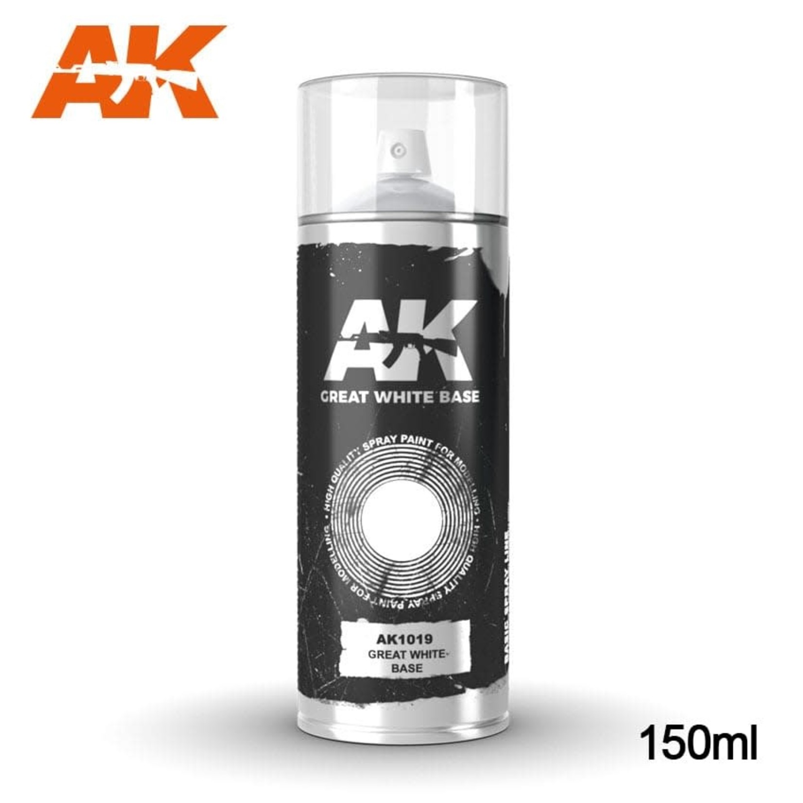 AK Interactive AK1019 Spray Great White Base 150ml