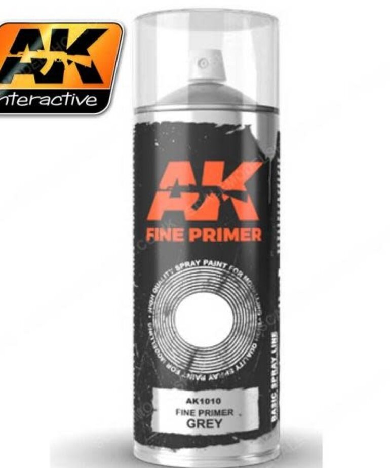 AK Interactive AK1041 Spray Fine Primer Grey 200ml