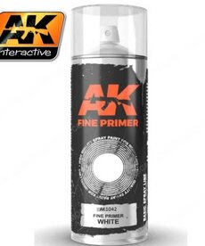 AK Interactive AK1042 Spray Fine Primer White 200ml