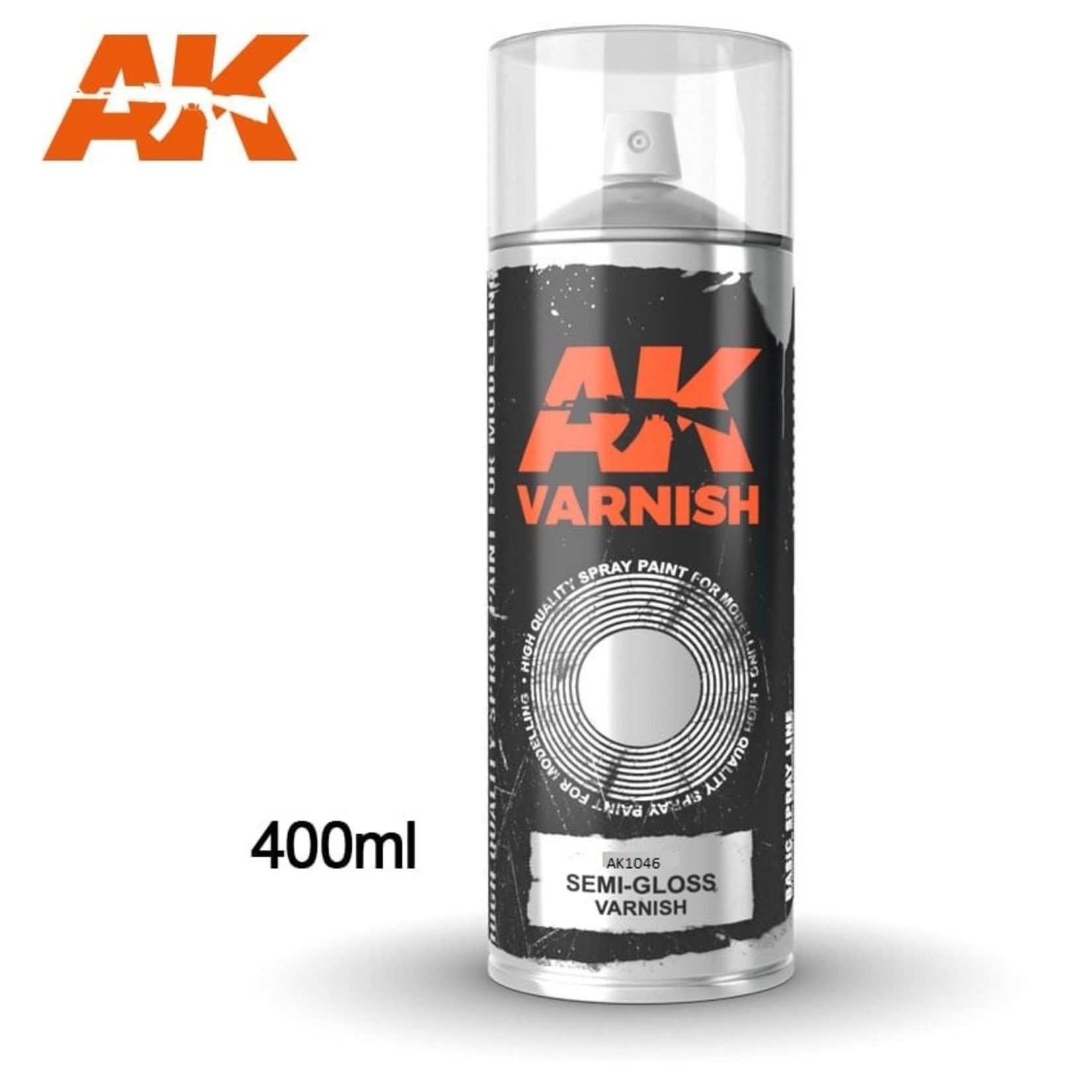 AK Interactive AK1046 Spray Semi-Gloss Varnish 400ml