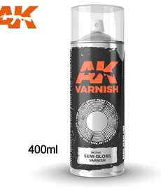 AK Interactive AK1046 Spray Semi-Gloss Varnish 400ml