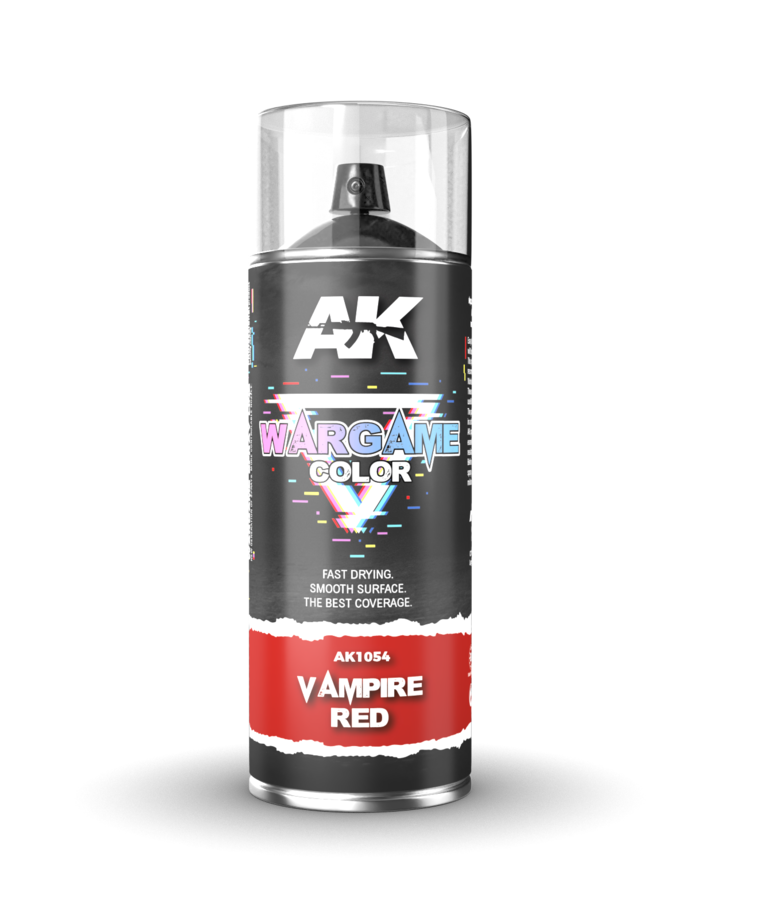 AK Interactive AK1054 Spray Wargame Color Vampire Red 400ml