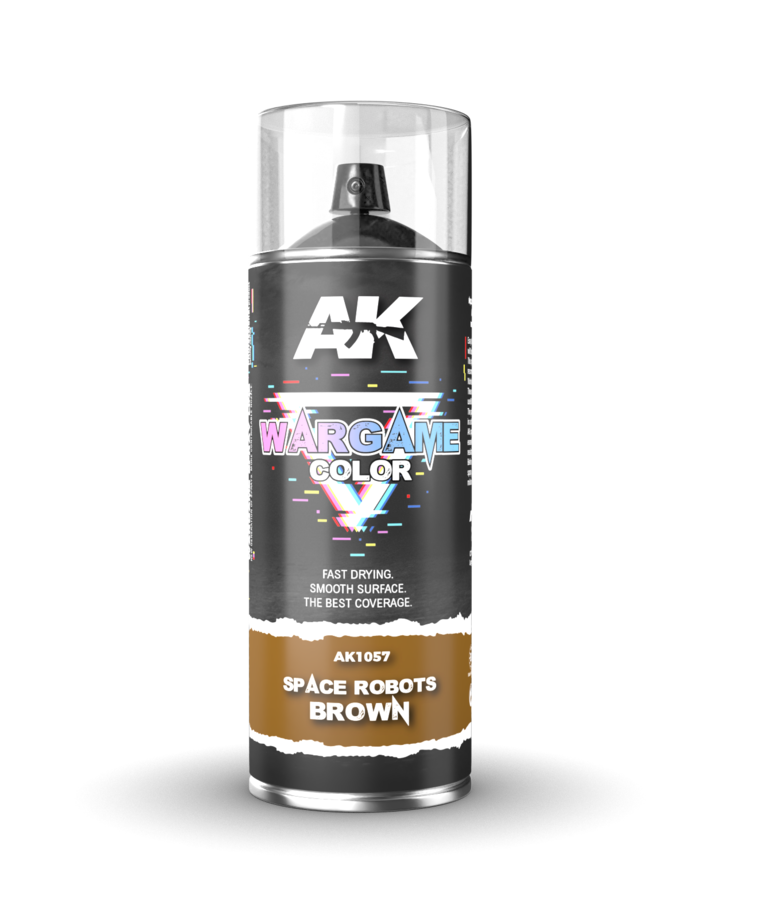AK Interactive AK1057 Spray Wargame Color Space Robots Brown 400ml