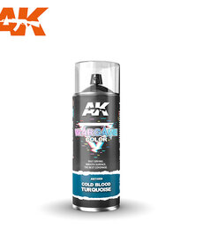 AK Interactive AK1059 Spray Wargame Color Cold Blood Turquoise 400ml