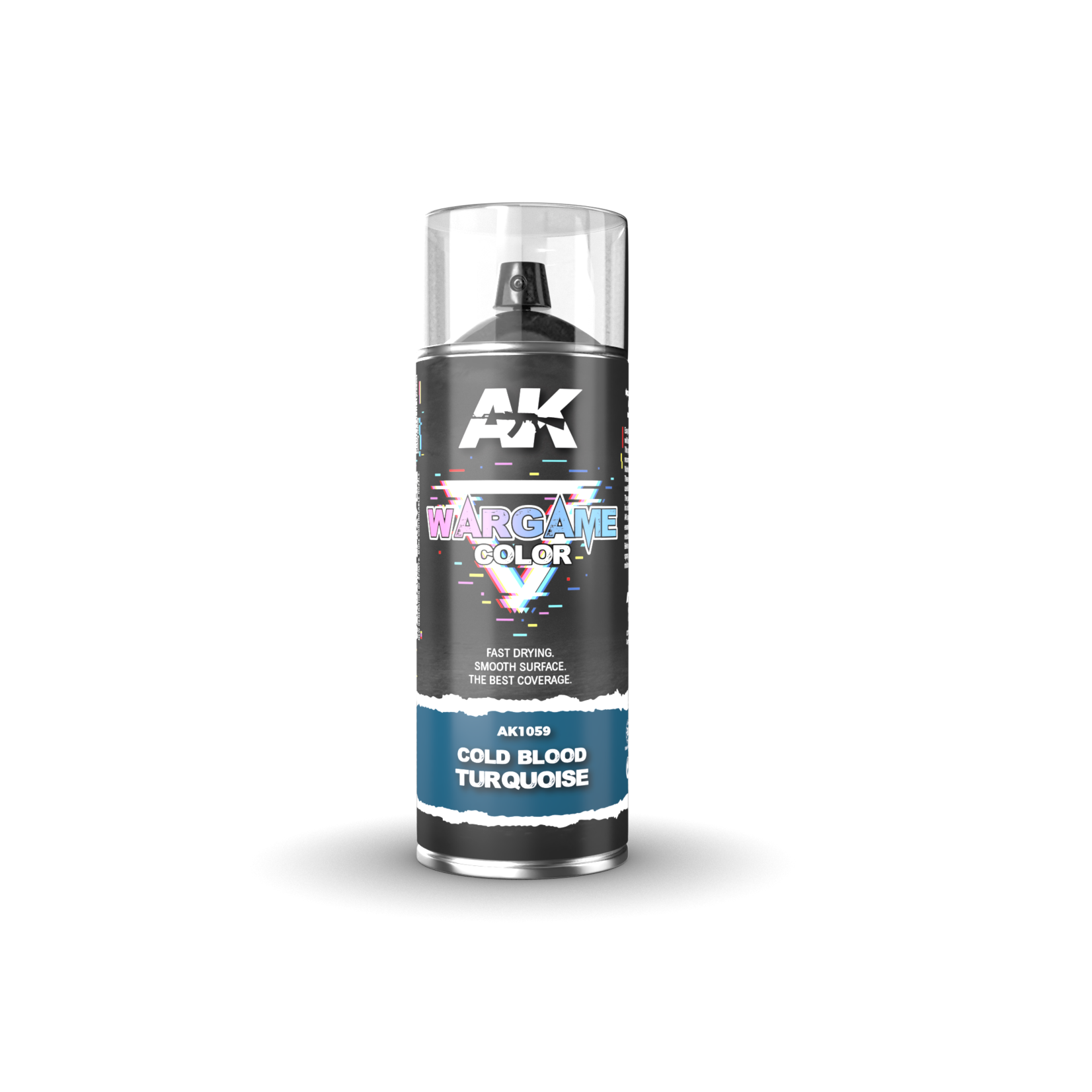 AK Interactive AK1059 Spray Wargame Color Cold Blood Turquoise 400ml