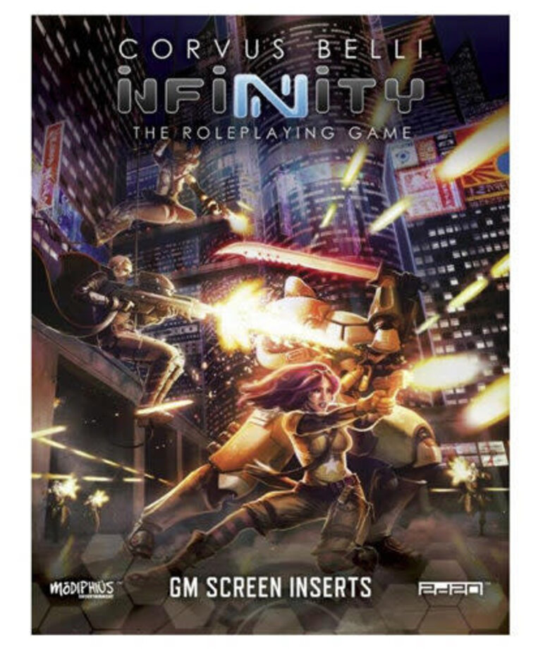 Modiphius Infinity RPG: Code Infinity - Classified GM Screen