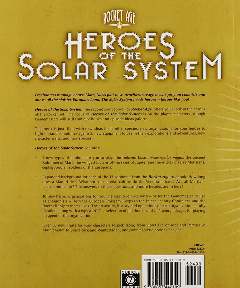 Why Not Games Rocket Age - Heroes Of The Solar System