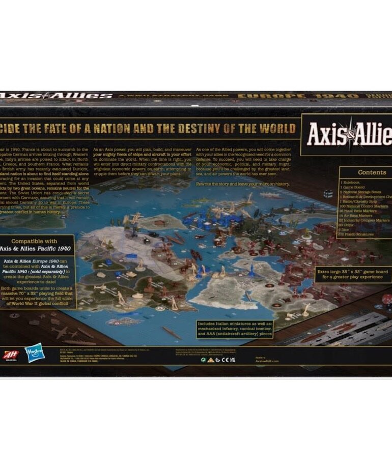 Hasbro Axis & Allies: Europe 1940 2nd Edition
