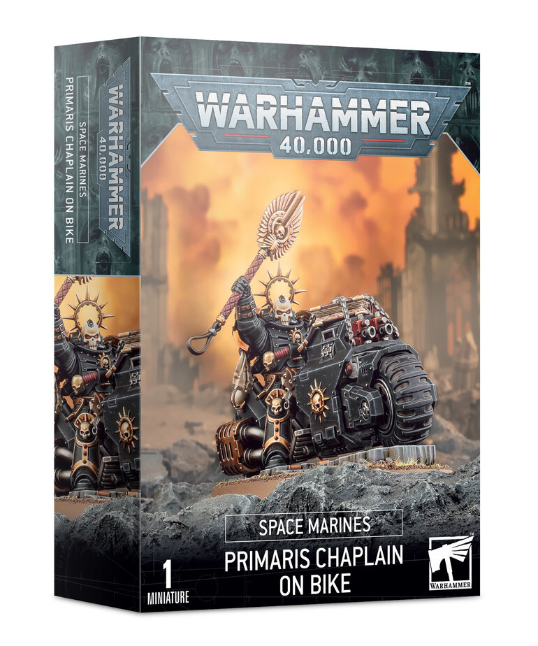 Warhammer 40k Warhammer 40k: Space Marines: Primaris Chaplain On Bike