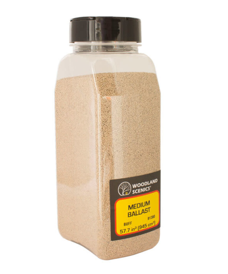 Woodland Scenics Woodland Scenics Ballast Fine Buff (32 oz) Shaker