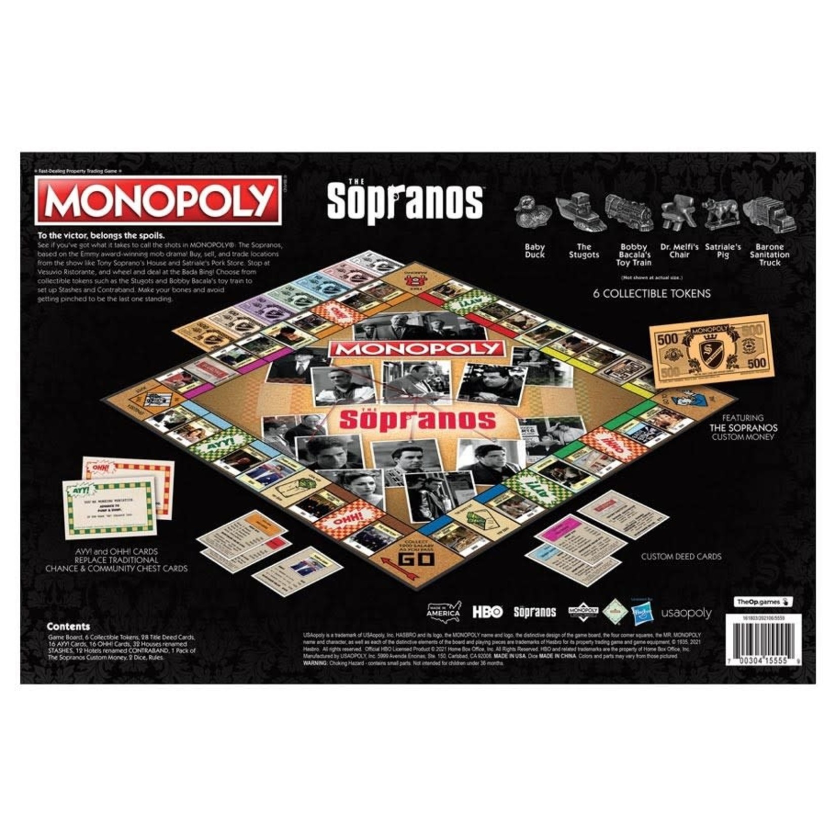 USAOPOLY Monopoly: The Sopranos