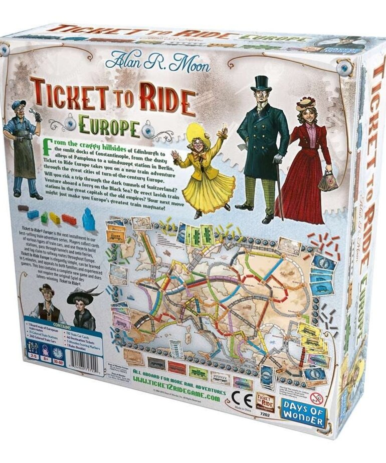Days of Wonder Ticket To Ride: Europe