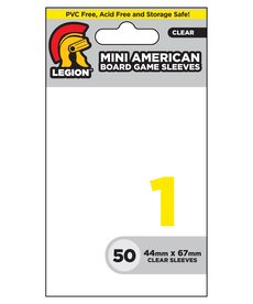 Legion Supplies Deck Protectors: Board Game: Mini American #1 Legion Supplies Deck Protectors: Board Game: Mini American #1