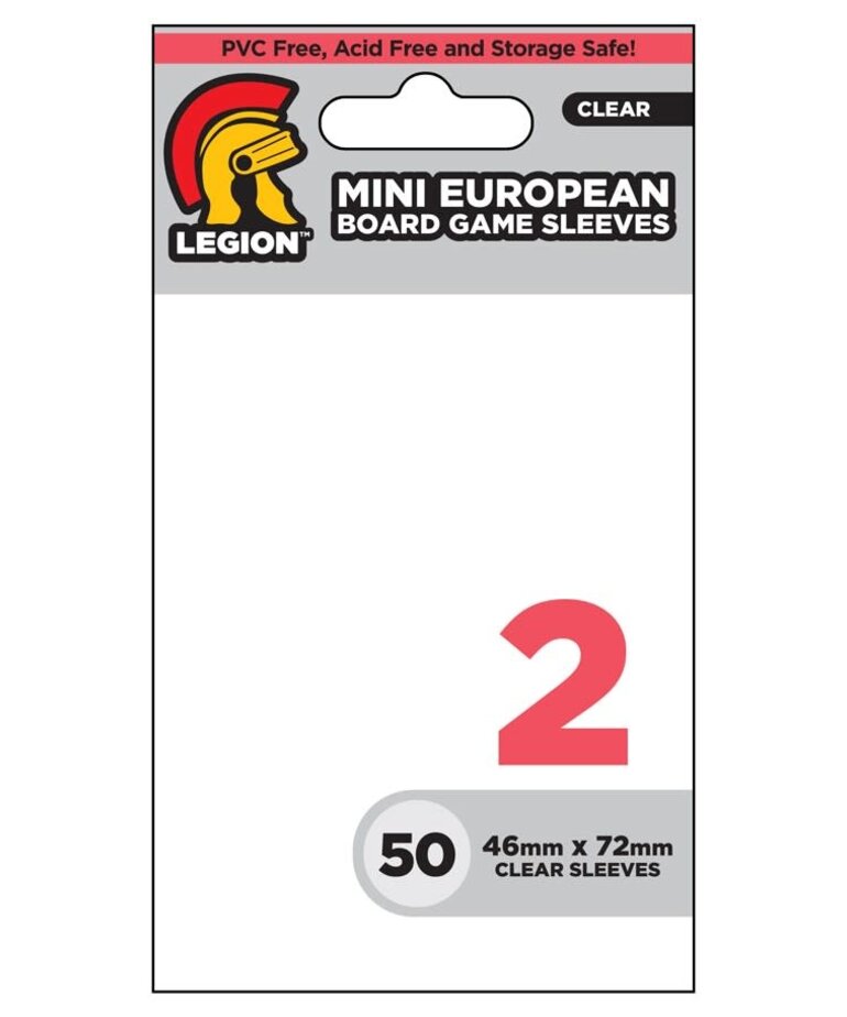 Legion Supplies Deck Protectors: Board Game: Mini European #2