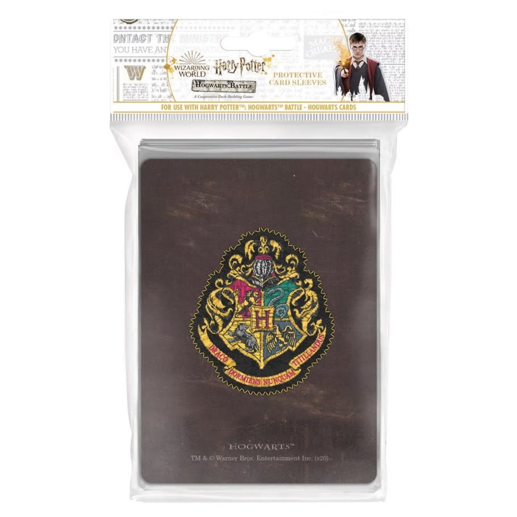 USAOPOLY Deck Protectors: Harry Potter Hogwarts Battle Protective Card Sleeves (135)