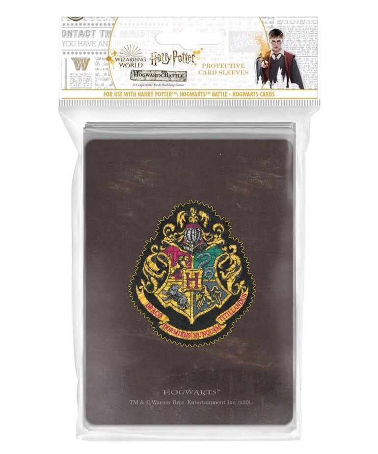 USAOPOLY Deck Protectors: Harry Potter Hogwarts Battle Protective Card Sleeves (135)