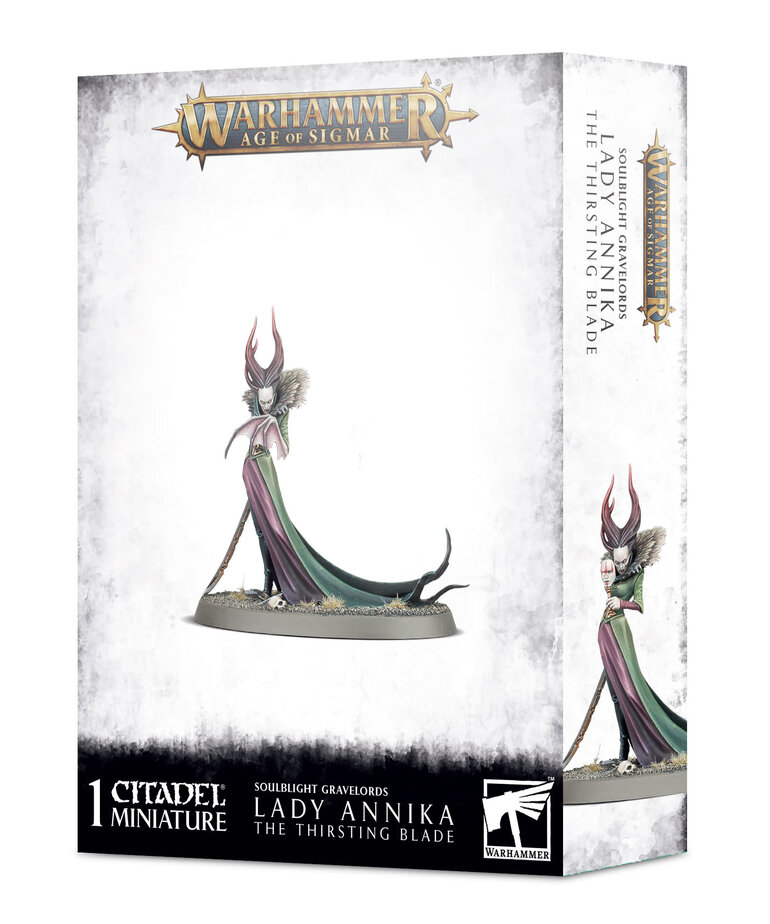 Age of Sigmar Age of Sigmar: Soulblight Gravelords: Lady Annika: The Thirsting Blade