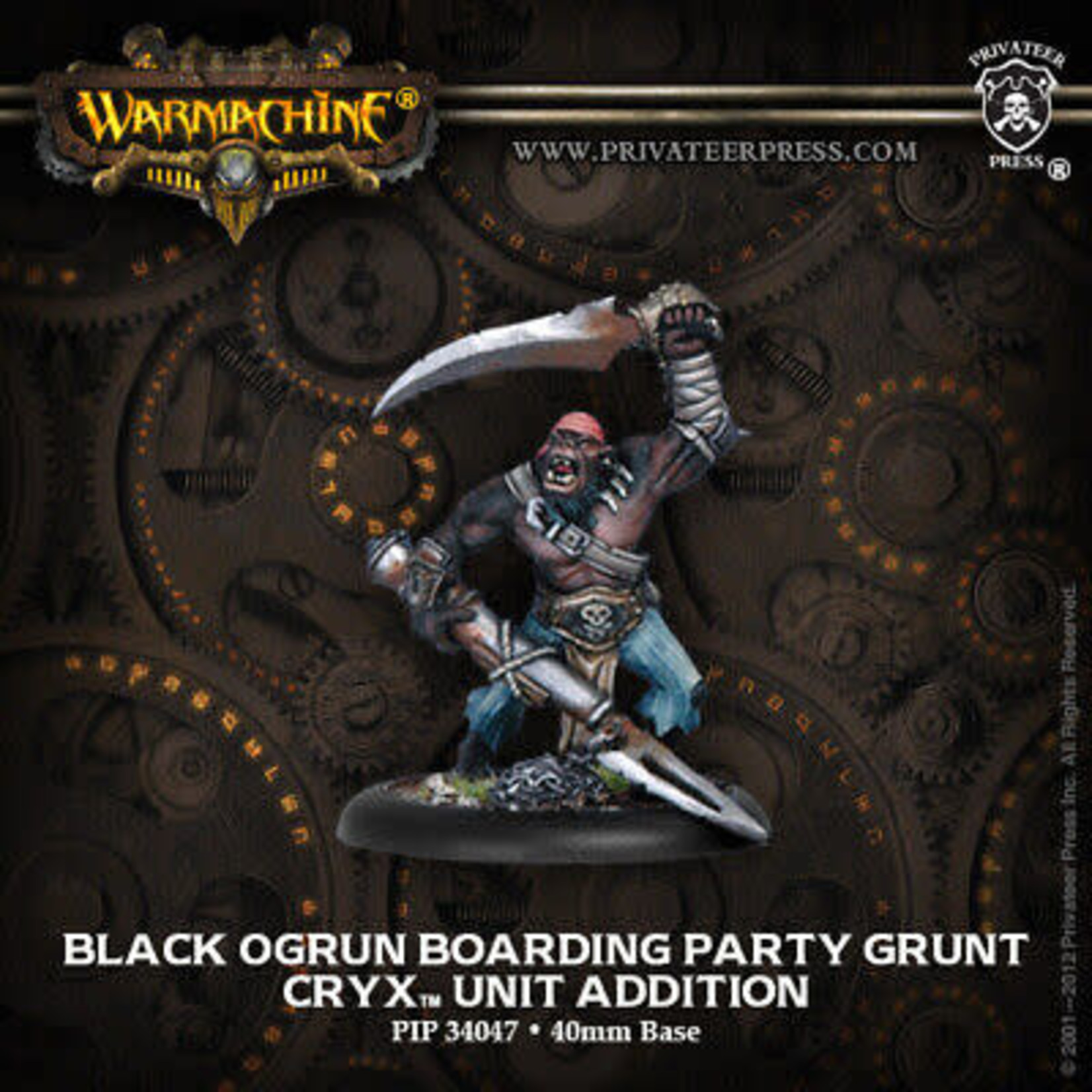 Privateer Press Warmachine: Cryx: Black Ogrun Boarding Party Unit Attachment