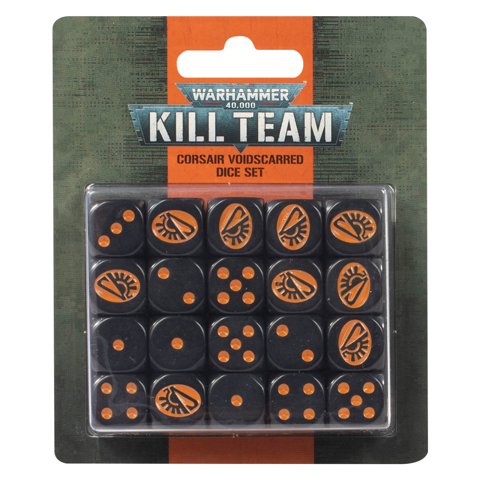 Warhammer 40k Kill Team: Corsair Voidscarred:  Dice Set