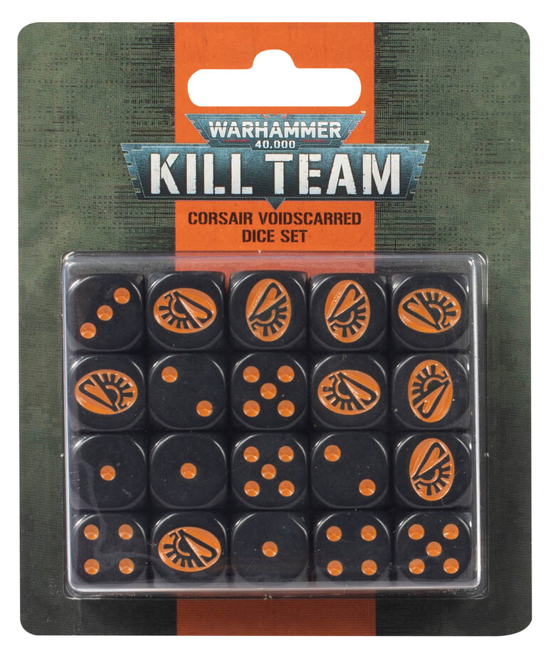Warhammer 40k Kill Team: Corsair Voidscarred:  Dice Set