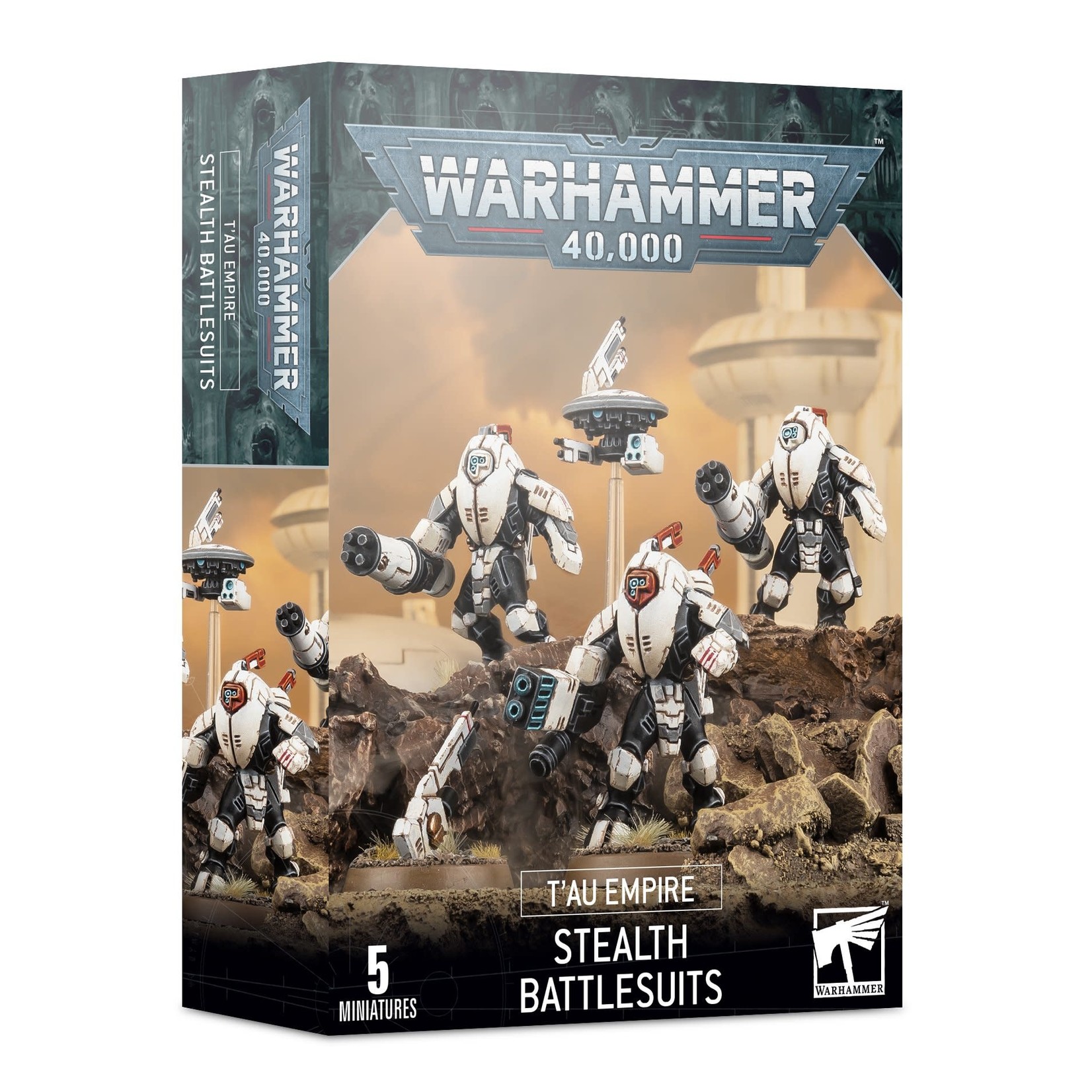 Wargames Illustrated Warhammer 40k: Tau Empire: Stealth Battlesuits