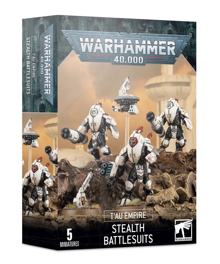 Wargames Illustrated Warhammer 40k: Tau Empire: Stealth Battlesuits